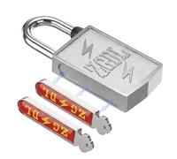 Magnetic Padlock Keyless Hole Padlock with 2 Keys Waterproof Rust Proof Anti-Theft for Outdoor Doors Cabinets Gates