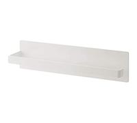 Magnetic Paper Towel Holder, Kitchen Roll Stand, Cling Film & Foil Dispenser, Wall Hanging Storage Unit, White (Single Bar)