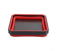 Magnetic Parts Tray Set Collapsible Silicone Holder for Screws Nuts Bolts - Electronics Repair Phone Laptop Work for surface 3 Pack Orange Black Blue(red)