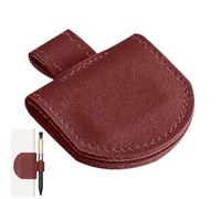 Magnetic Pen Holder - Bookmark Clip for Journals and Planners, Stylish Stationery Accessory Design, 55mm x 45mm Dimensions + Crescent Grip Token, Durable PU Grade | for Study & Travel (Steady)