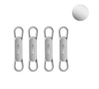 Magnetic Pencil Holder,Elastic Band Pen Holder,Pen Clip for Notebook,Silicone Adjustable Pencil Holder for Desk(Grey)