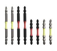 Magnetic PH2 Screwdriver Bit Set with 8 Pieces, 65mm and 100mm Lengths for Electric Power Tools