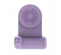 Magnetic Phone Camera Grip, Wireless Charging Stand Camera Snap Grip Multi Purpose Handle BT Bracket Remote Control Tripod Mount Adapter for Vlog Video Photo Shootings (A)