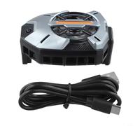 Magnetic Phone Cooler 20W Semiconductor Gaming Fan for iPhone for android - Quiet Fast Cooling Clip with RGB Light - Radiator 8x5.7cm(FS09 Digital display)