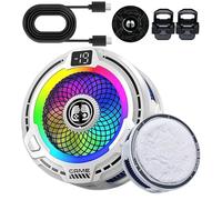 Magnetic Phone Cooler | 30W Magnetic Mobile Phone Radiator - Portable Adjustable Speed Cooling Radiator for Smartphones Summer Game Live Streaming Outdoor Vlog Hot Weather