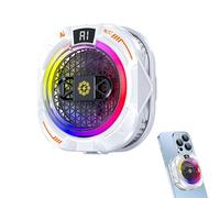 Magnetic Phone Cooler - Digital Display Heat Reduction Hub | Semiconductor Cooling Fan with Adjustable Temperature Control & High Velocity Airflow for, Meetings and Live Streaming