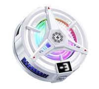 Magnetic Phone Cooler Magnetic Portable with RGB Lights Adjustable | Wireless Phone Cooler for Live Streaming Mobile Games TV Series Watching, Home School Office Gym