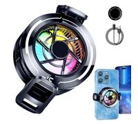 Magnetic Phone Cooler, Smartphone Cooling Fan | Mobile Cooling Fan - For Gamers, Streamers, Content Creators, Tech Enthusiasts