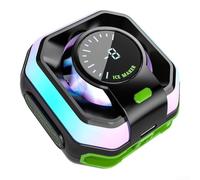 Magnetic Phone Cooler with AI Temp Control & RGB Display - Silent Semiconductor Fan for Gaming for iphone for android for ipad - 10x9.5cm Black