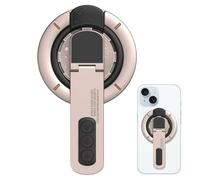 Magnetic Phone Grip - 10 x 5 x 1 cm, Compact Holder, Alloy Silicone Ring, Adjustable 360° Rotating Holder, Stand for Gym | Multi-Angle Phone Holder for Car, Table, S