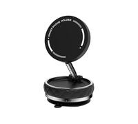 Magnetic Phone Holder - 2.6 Inch Zinc Alloy Double Sided 360 Adjustable Smartphone Mount Stands, Suction Cup Phones Mount | Foldable Phone Stand | for Car Dashboard Travel Gym Office Home