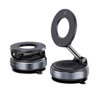 Magnetic Phone Holder - 360 Degree Bracket, Adjustable View Cradle, Universal Load Rack | Pivoting Attachment Joint, Automotive Positioning Tool For Car Interior Windshield Smooth