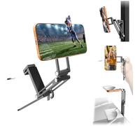 Magnetic Phone Holder - 360°Rotating Aluminum Compatible with MagSafe, Foldable Magnets Phone Stand, MagSafe Tripod for iPhone 17/16/15/14/13/12 Series & MagSafe Devices, Fits Selfies, Vlog, Gym(Gray)