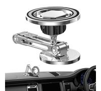 Magnetic Phone Holder - 360° Rotating Foldable Car Mount | Dashboard Windshield Stand | SUV Sedan Truck RV Mobile Phone Cradle | Hands-Free Navigation Travel Gym Use