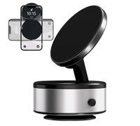 Magnetic Phone Holder - 6.4x6.4cm Suction Phone Mount, Excellent Compatibility | Zinc Alloy ABS Foldable Ultra Stable Grip with Ease, Strong Magnet Dashboard for Windshield Tablets Car Dashboard