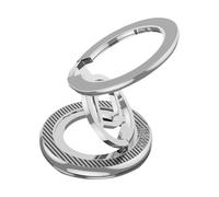 Magnetic Phone Holder - Adjustable Gym Phone Grip for Smartphones | Metal with Strong Magnet, 360 Rotating Mount for Home Garage Exercising Workouts Video Recording and Hands Free Use