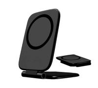 Magnetic Phone Holder - Adjustable Portable Non Slip Ultra Thin, Magnetic Desk Phone Stand with Strong Hold, Compact with 360 Degree Rotation, Car Accessories for Truck Suv Rv Automotive Gym Travel