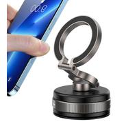 Magnetic Phone Holder for Car, 360 Degree Rotating Auto Smartphone Support, Folding Automotive Phone Stand for Driving Road Trip Truck RV Delivery Taxi Travel