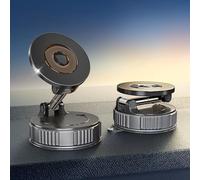 Magnetic Phone Holder for Car Magsafe Car Mount 360° Foldable Adjustable with Strong Magnet & Vacuum Suction Cup for iPhone 15/14/13 Pro Max Air Vent Dashboard Windshield Mount Cell Phone Holder