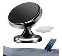 Magnetic Phone Holder for Car - Universal Rotating Smartphone Mount Holder Dashboard Windshield Holder Non-Slip Adjustable Car Vehicle Mobile Device Accessory