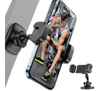 Magnetic Phone Holder Heavy Duty Magnet Base Metal Appearance | Magnetic Strong Magnet Base, Fitness Accessory, for Gym, Motorcycle Tank, Tractor, Toolbox, Truck, Bulldozer, Cell Phone