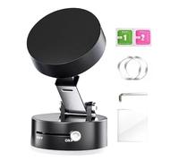 Magnetic Phone Holder Suction Cup - Foldable Mobile Mount, Strong Retractable Grip, 360 Degree Rotation | Vehicle Navigation Scenario for Car Driving Tasks Daily Dashboard Windshield Use Stable