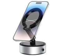 Magnetic Phone Holder, Vacuum Adsorption To Prevent The Phone From Falling, Magnetic Car Mobile Mount Compatible With All Mobile Types, Low Noise, For Car, Gym, Mirror, Smooth Exterior