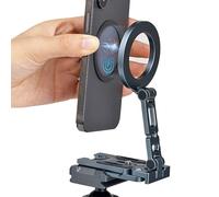 Magnetic Phone Kickstand - Foldable Tripod for Travel for Mobile Phone | Phone Holder for Video Recording Vlogging Work Desktop Camping