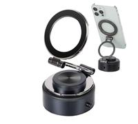Magnetic Phone Mount - Dashboard Holder for Safe Driving and Car Organization | Zinc Alloy with Abs, Suction Cup Bracket for Horizontal Vertical Viewing in Sedan Truck Minivan Caravan
