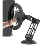 Magnetic Phone Mount | Foldable Adjustable Anti Slip | Magnet Phone Holder Car Accessories | for Truck RV Sedan Dashboard Windshield Travel Navigation Women Men