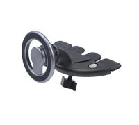 Magnetic Phone Mount for CD Slot Featuring 20 Embedded Magnets to Hold Smartphones Steadily During Driving and Navigation