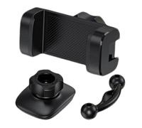 Magnetic Phone Mount Gym Holder, Heavy Duty Magnet Cell Phone Clamp, Adjustable Fitness Accessory, Smartphones, Compatible with Motorcycles Tanks Tractors, Secure Phone Stand for Workout Outdoor Use