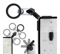 Magnetic Phone Mount Houlder for Tesla Model 3/Y/X/S for iPhone 13 14 15 Series and Compatible with All Phone Tesla Accessories Phone Cradles No Glue Marks Free (Black)