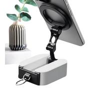 Magnetic Phone Port - Side Magnetic Cell Holder | Adjustable Angle Foldable Smartphone Mount for Live Streaming, Driving, Navigation, , Recording, Desk, UFF