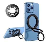 Magnetic Phone Ring Holder Adjustable Finger Grips Expanding Loop Kickstand with Two-Sided Magnet for MagSafe Phone Case Car Mount iPhone 17 16 15 14 13 12 Pro Max Plus Samsung S25 S24 S23 S22 A16 ect