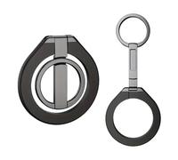 Magnetic Phone Ring Holder compatible with MagSafe, Magnetic Cell Phone Grip Stand Ring Kickstand with 360° Rotating Finger Stand Compatible with iPhone 17/16/15/14/13/12, Compatible with Samsung