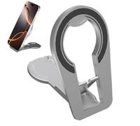Magnetic Phone Ring Holder, Portable Mount Stand, 3.74x2.36x0.2 Inches Device with Double Magnet Feature, 360° Rotational Accessory Equipment, Automotive Gear with Sl esign, Desk Tools for Office