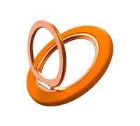 Magnetic Phone Ring [Light and Thin] Magnetic Cell Phone Stand Holder Finger Ring [Super Magnet] [360°Rotation] - Orange 2026 New
