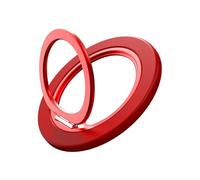 Magnetic Phone Ring [Light and Thin] Magnetic Cell Phone Stand Holder Finger Ring [Super Magnet] [360°Rotation] - Red 2026 New