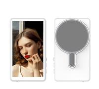 Magnetic Phone Selfie Screen, Wireless Back Camera View Display 4.02 Inch HD Auto Recognition with Built-in Brightness Adjustment for Vlog Live Stream