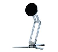 Magnetic Phone Stand Desk, 360 Degree Rotation Magnetized Cellular Holder, 4.49x2.28x1.18 Inches Portable & Compact, Consumer Electronics Accessory for Travel, Selfies, Delivery Drivers, and RV Trips