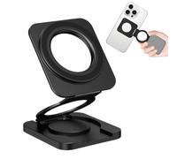 Magnetic Phone Stand - Folding Desktop Holder | Portable Bracket Anti-Slip Travel Mount For Charging, Trucks, Desks & Selfies Travels Truck Desk Selfie Compatible Hands Free