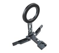 Magnetic Phone Stand for Desk - Foldable Cell Phone Holder for Desk,Adjustable Camera Bracket for Gym Camping Filming Beach Business Office Outdoor Adventure Vlogging