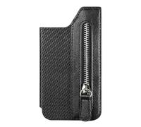 Magnetic Phone Wallet, Magnetic Card Holder | Multiple Slots and Zipper Wallet Case for Back of Phone,Practical Adhesive Case for Father's Day, The, Black/White, Consulte la descripción, See