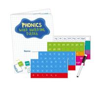 Magnetic Phonics Tiles Educational Interactive Flashcard Set
