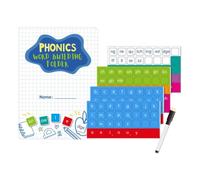 Magnetic Phonics Tiles Set Complete - Educational Flashcard Set Reading for