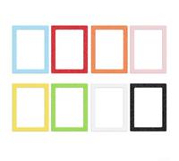 Magnetic Photo Frame Set Perfect for Creating a Photo Gallery on Your Refrigerator or Notice Board (7 inch green)
