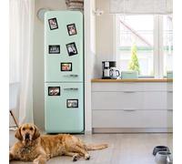 Magnetic Photo Frame Set Perfect for Creating a Photo Gallery on Your Refrigerator or Notice Board (8 inch black)