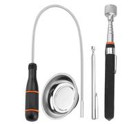 Magnetic Pickup Tool | Flexible Extendable Dustpan,Workshop Accessory For Man Husband Son Or Grandfather