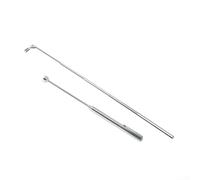 Magnetic Pickup Tool, Telescopic Extension Rod 6.1 to 18.9 Inch, 1.5 lb Strong Magnet Grabber for Automotive Repair, Silver Hand Tools with 5-Section Design, 2